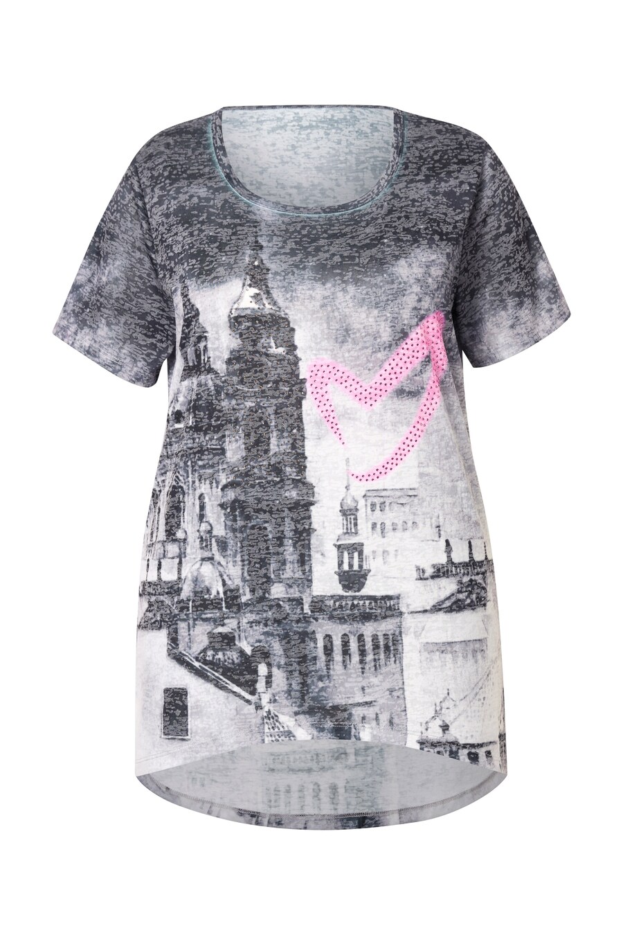 

Футболка MIAMODA, Graphite/White