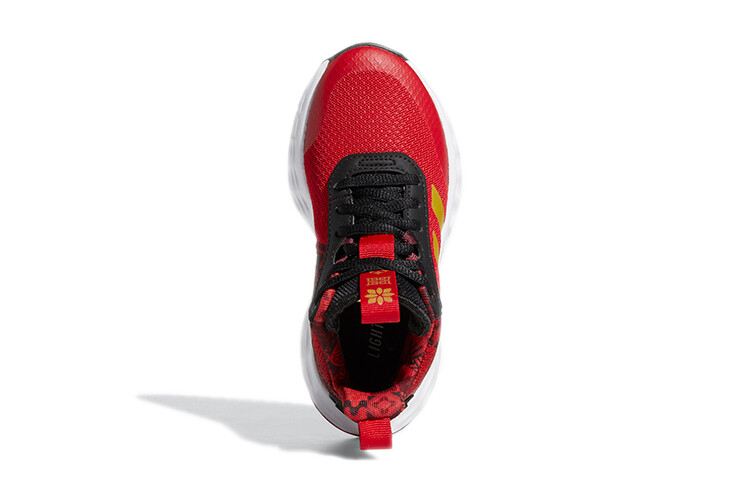 Баскетбольные кроссовки OwnTheGame 2.0 Kids Mid-top Red/Gold Adidas — фото 4