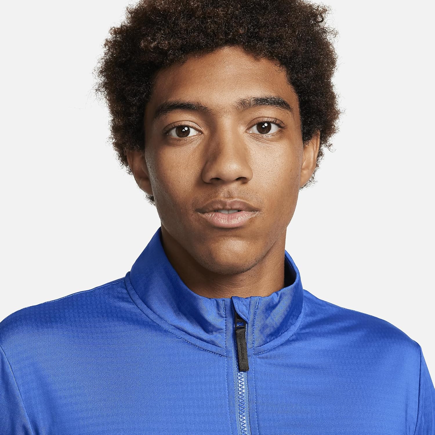 Мужской гольф-топ Nike Victory Dri-FIT с молнией 1/2, Game Royal/White, Fd5837-480 — фото 3