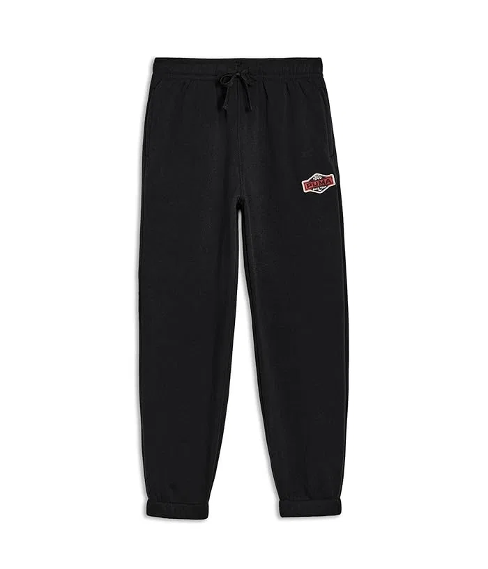 Штаны спортивные флисовые Vintage Moto Joggers PUMA Kids, Black