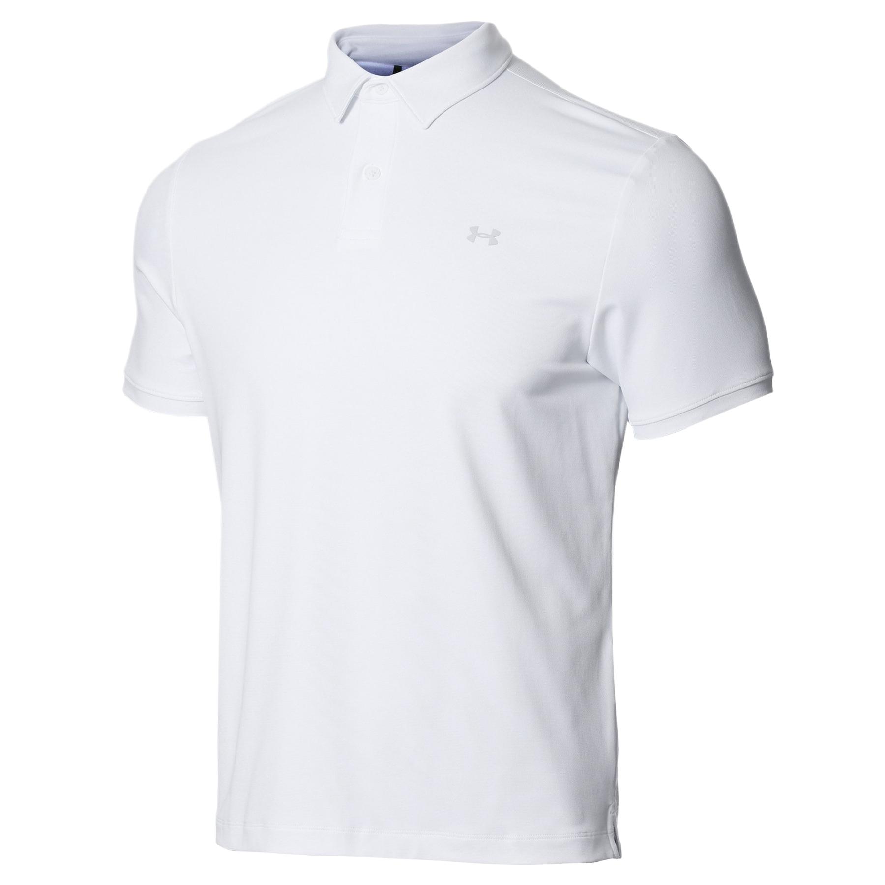 

Under Armour Футболка-поло UA Drive Sport Piqué мужская white, Белый, Under Armour Футболка-поло UA Drive Sport Piqué мужская white