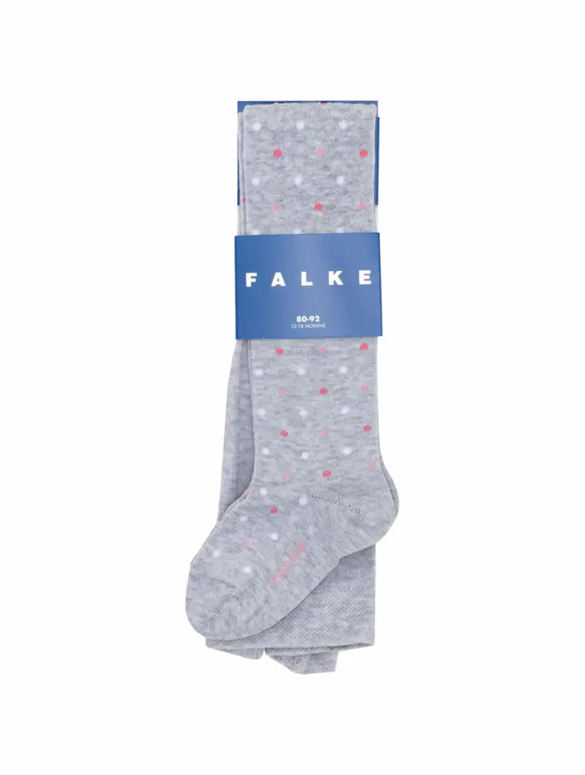 

Колготки с принтом полька Falke, серый