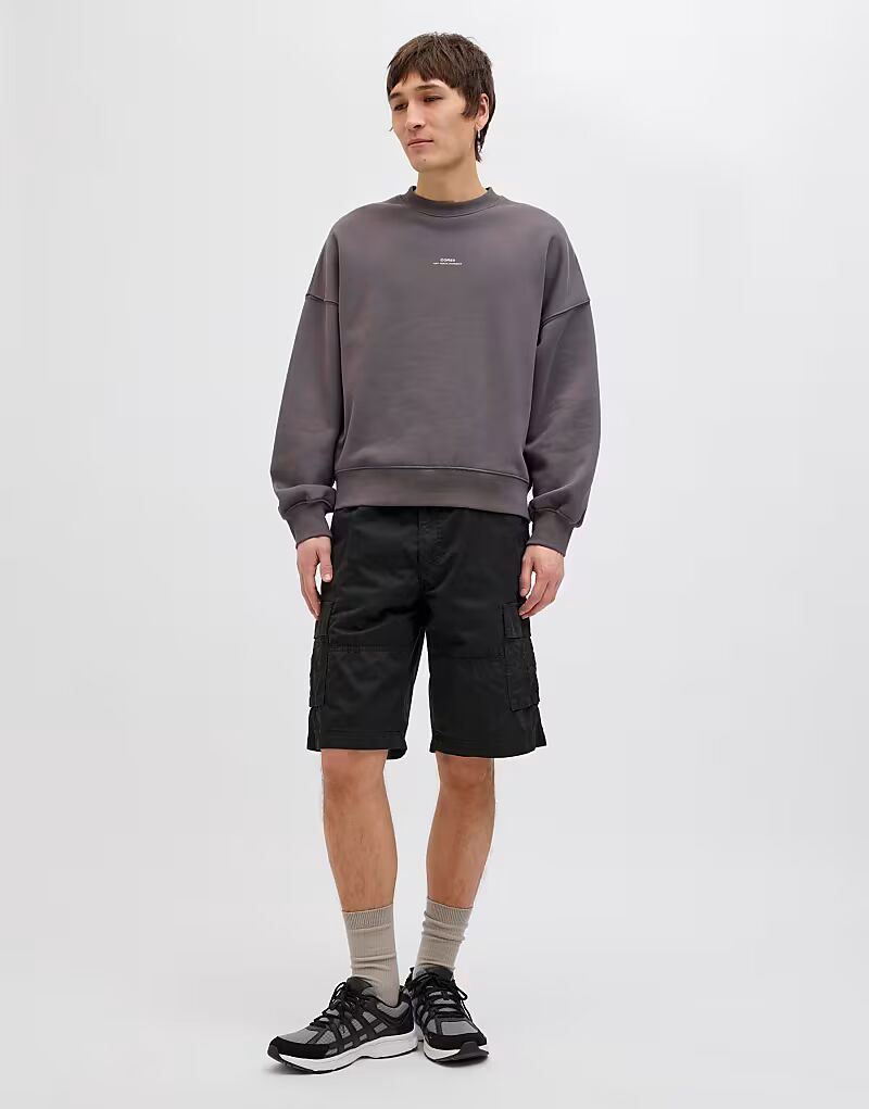 

Шорты Jack & Jones Cargo черного цвета