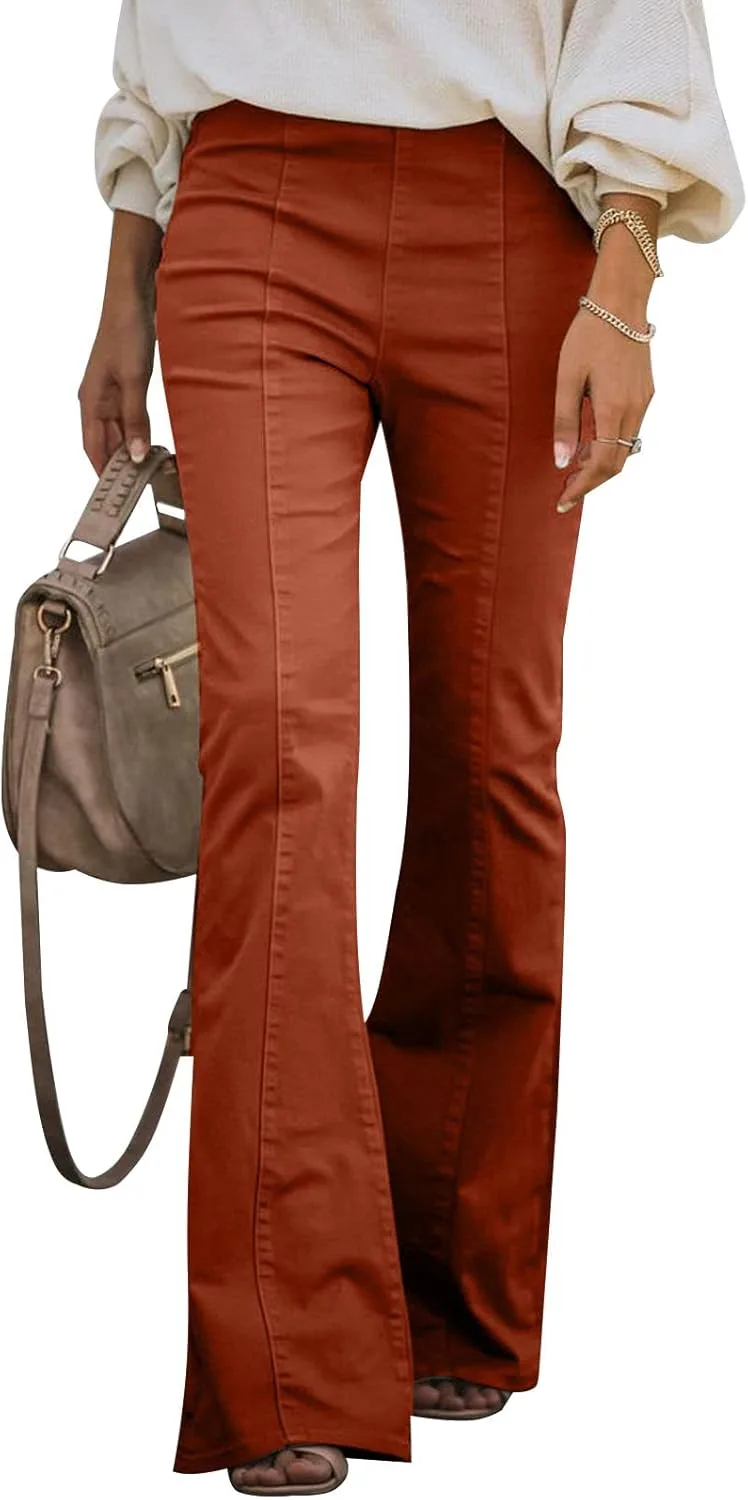 

Sidefeel женские расклешенные джинсы с эластичным поясом