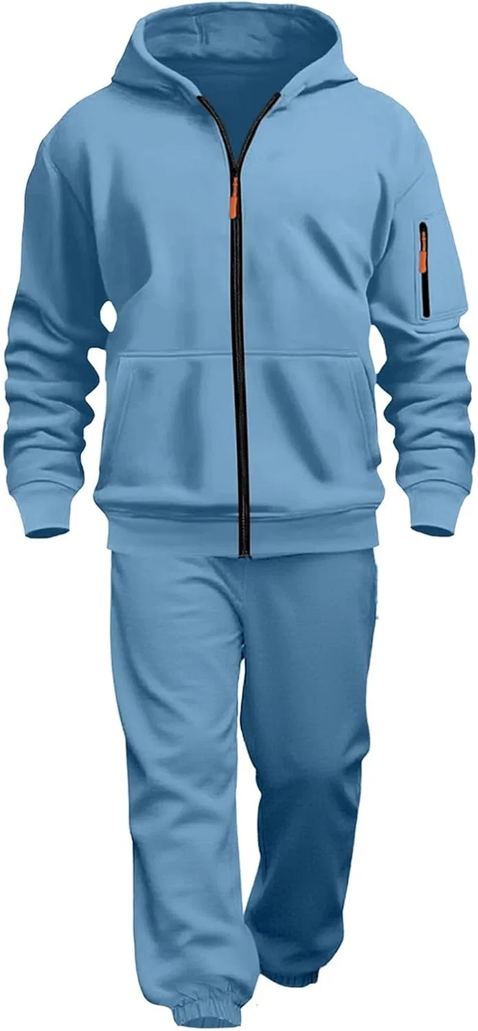 Спортивный костюм для мальчиков и девочек из флиса, Blue — фото 4