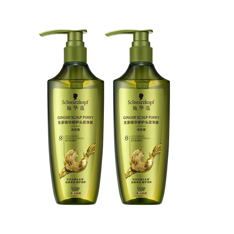 

SHIHUAKOU Ginger Serums набор шампуня и кондиционера для восстановления и очищения кожи головы SCHWARZKOPF, ginger shampoo 400ml*2