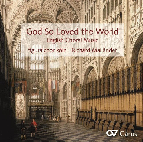 

CD диск Parsons / Battishill / Blow / Tomkins: God So Loved the World