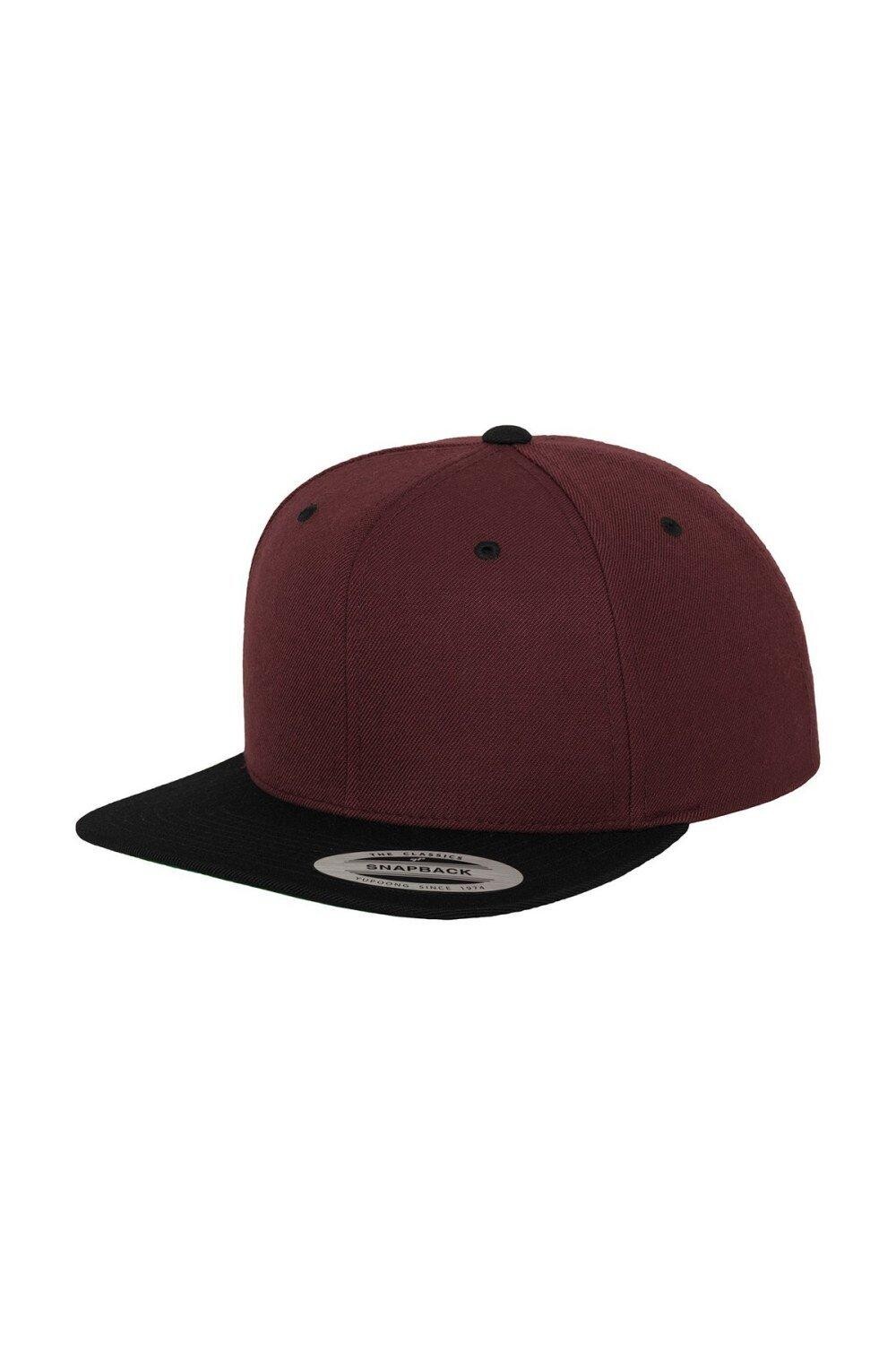

Классическая двухцветная кепка Snapback премиум-класса Yupoong, красный