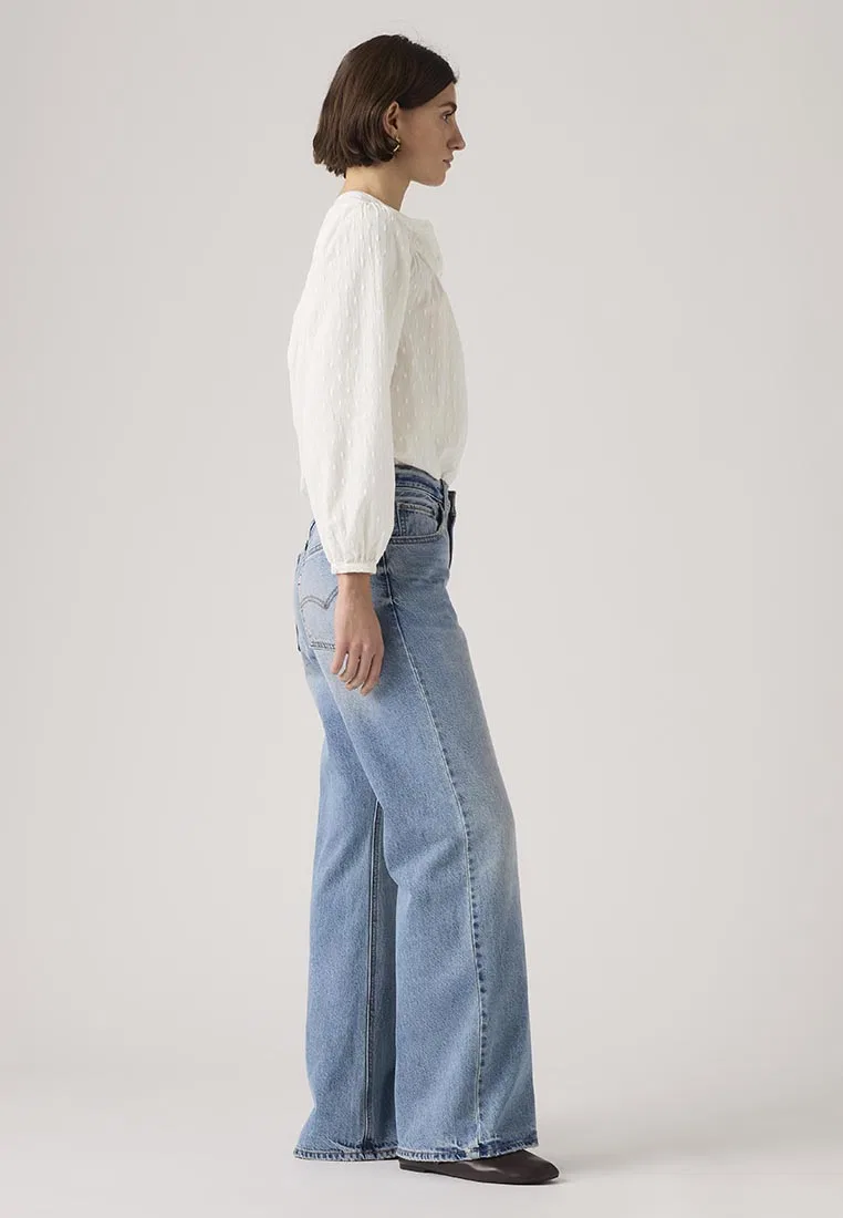 Джинсы женские свободные клеш, Levi's, мультиколор — фото 4