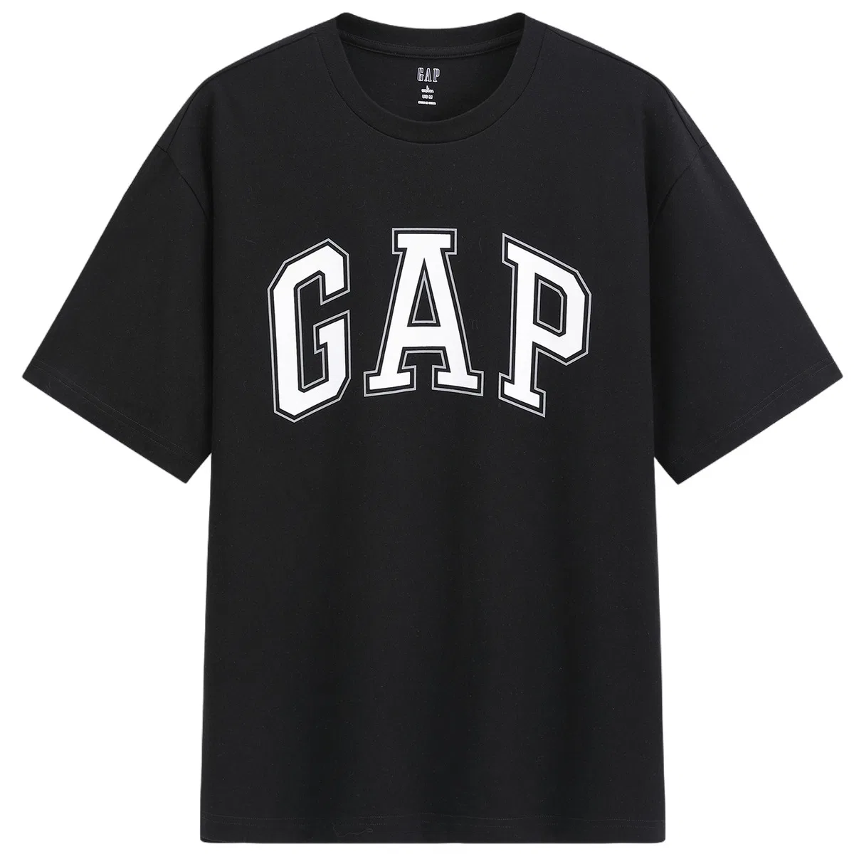 Футболка с круглым вырезом GAP Black