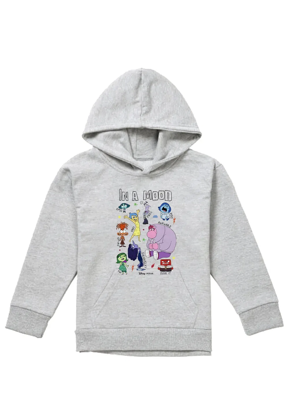 Детская толстовка Disney Inside Out 2, серый