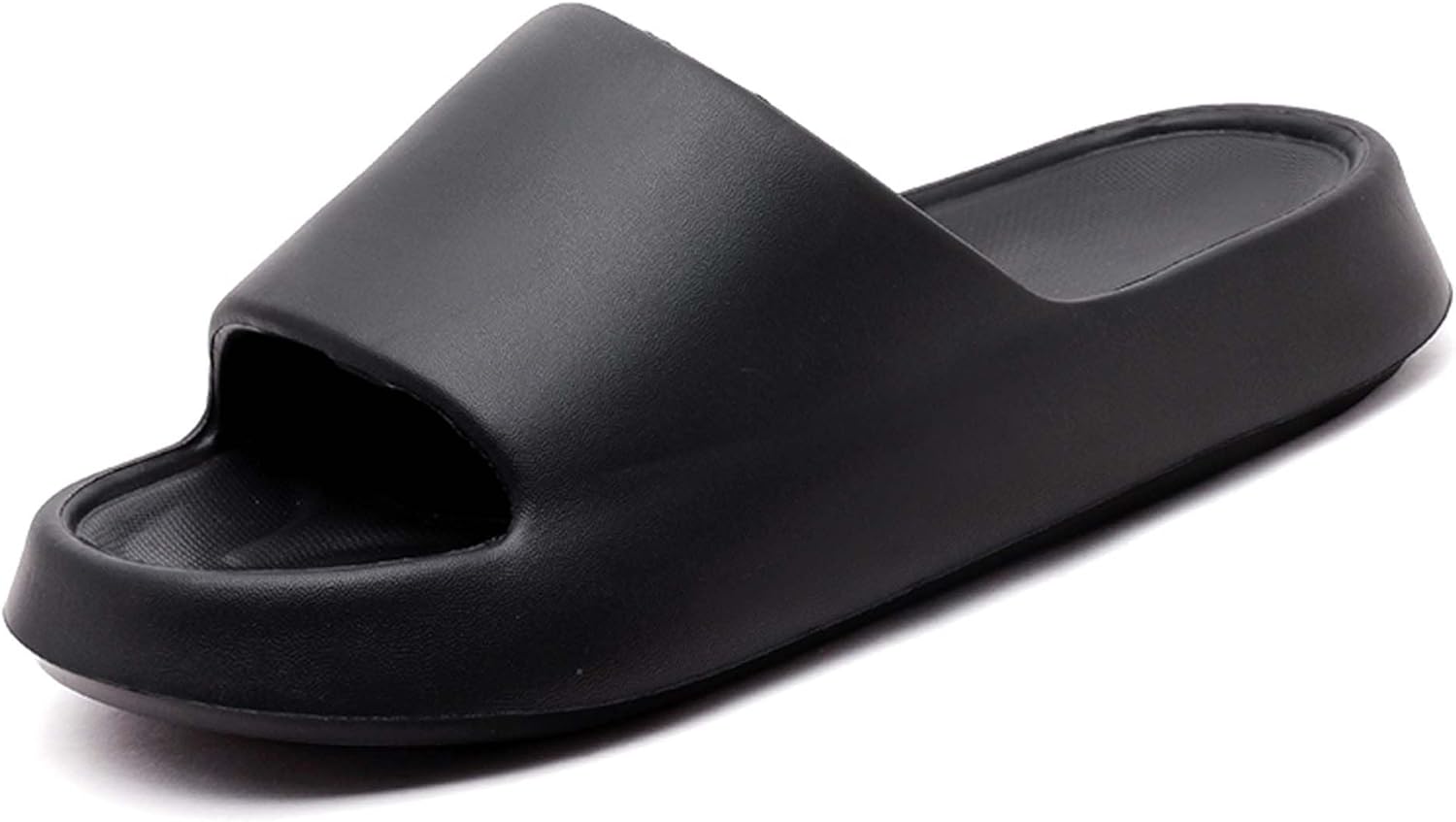 

Летние мужские повседневные тапочки UANGLI однотонного цвета, удобные, прохладные, мягкие, дышащие, противоскользящие, износостойкие и стильные, черный