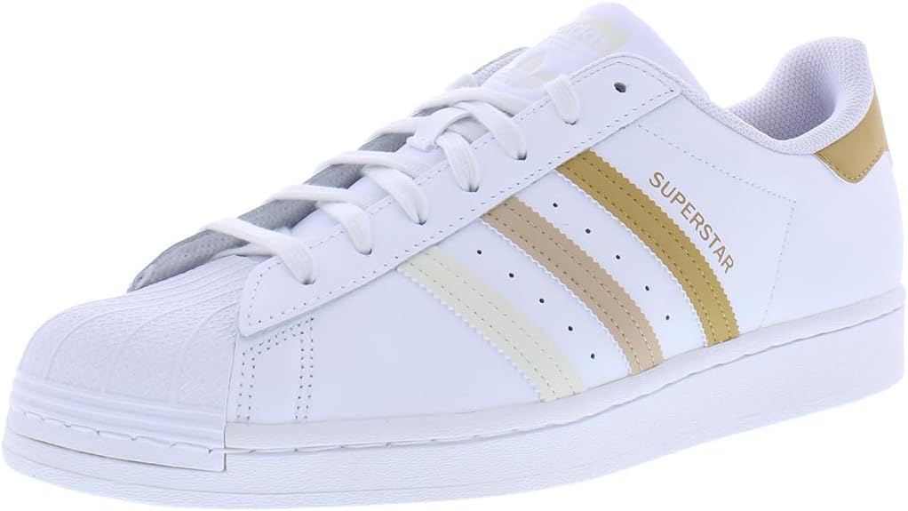 

Мужские кроссовки adidas Originals Superstar, белый/золотой/бежевый
