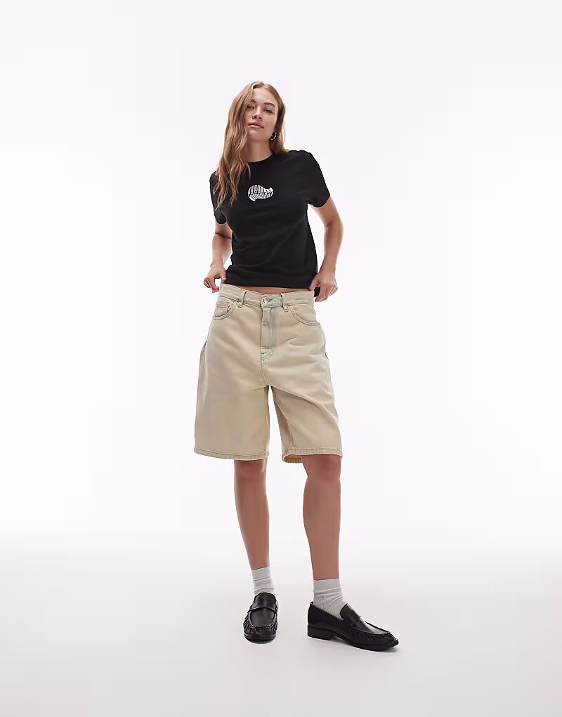 

Carhartt WIP Brandon свободные шорты в пескоструйной обработке