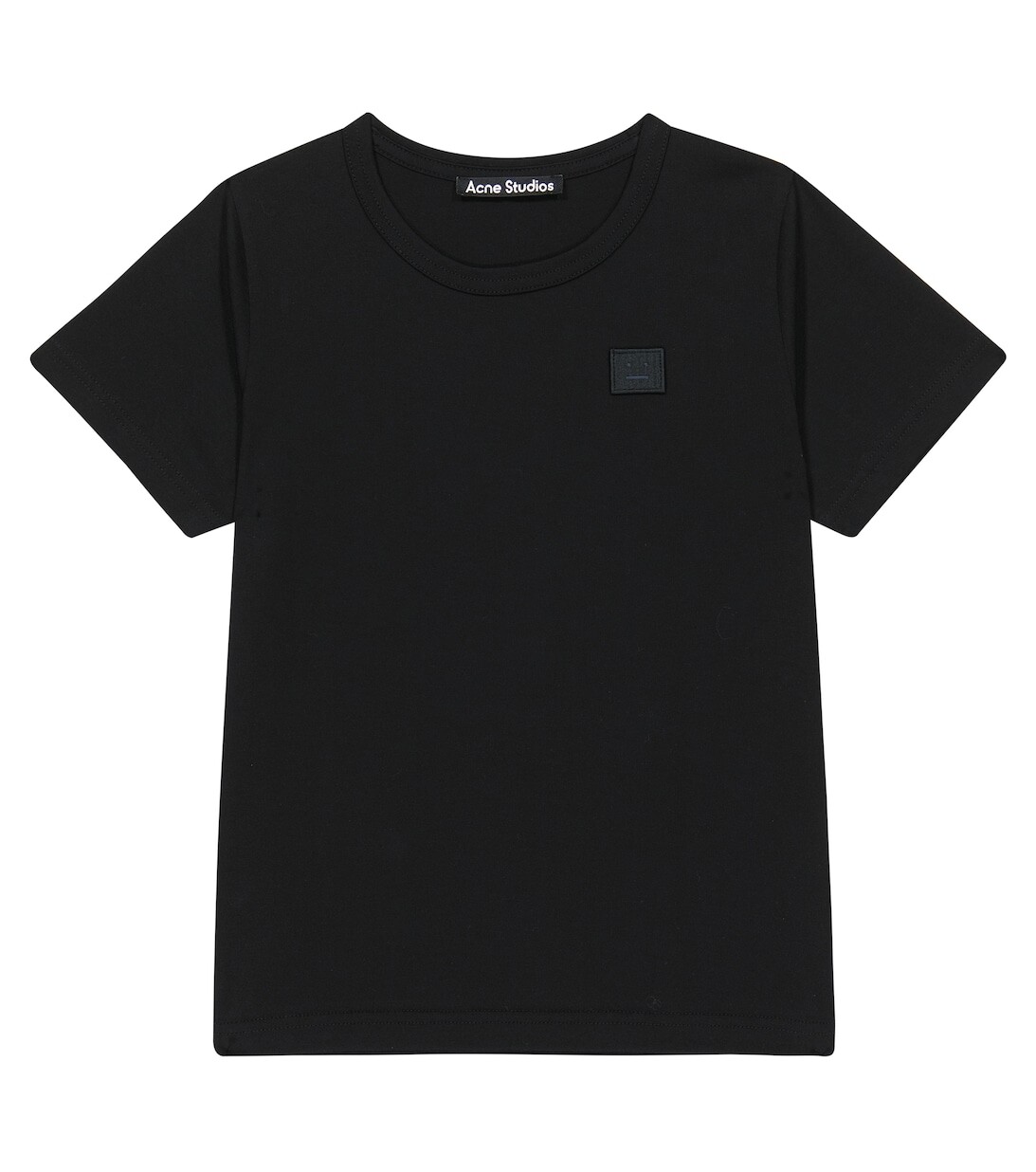 

Хлопковая футболка Mini Nash Face Acne Studios, черный