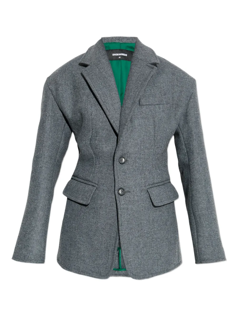 

Однобортный блейзер DSQUARED2, серый