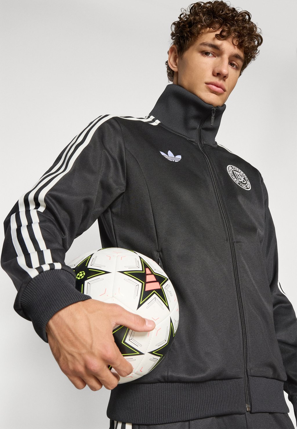 Тренировочная куртка DFB - National team wear Adidas Originals, черный — фото 4