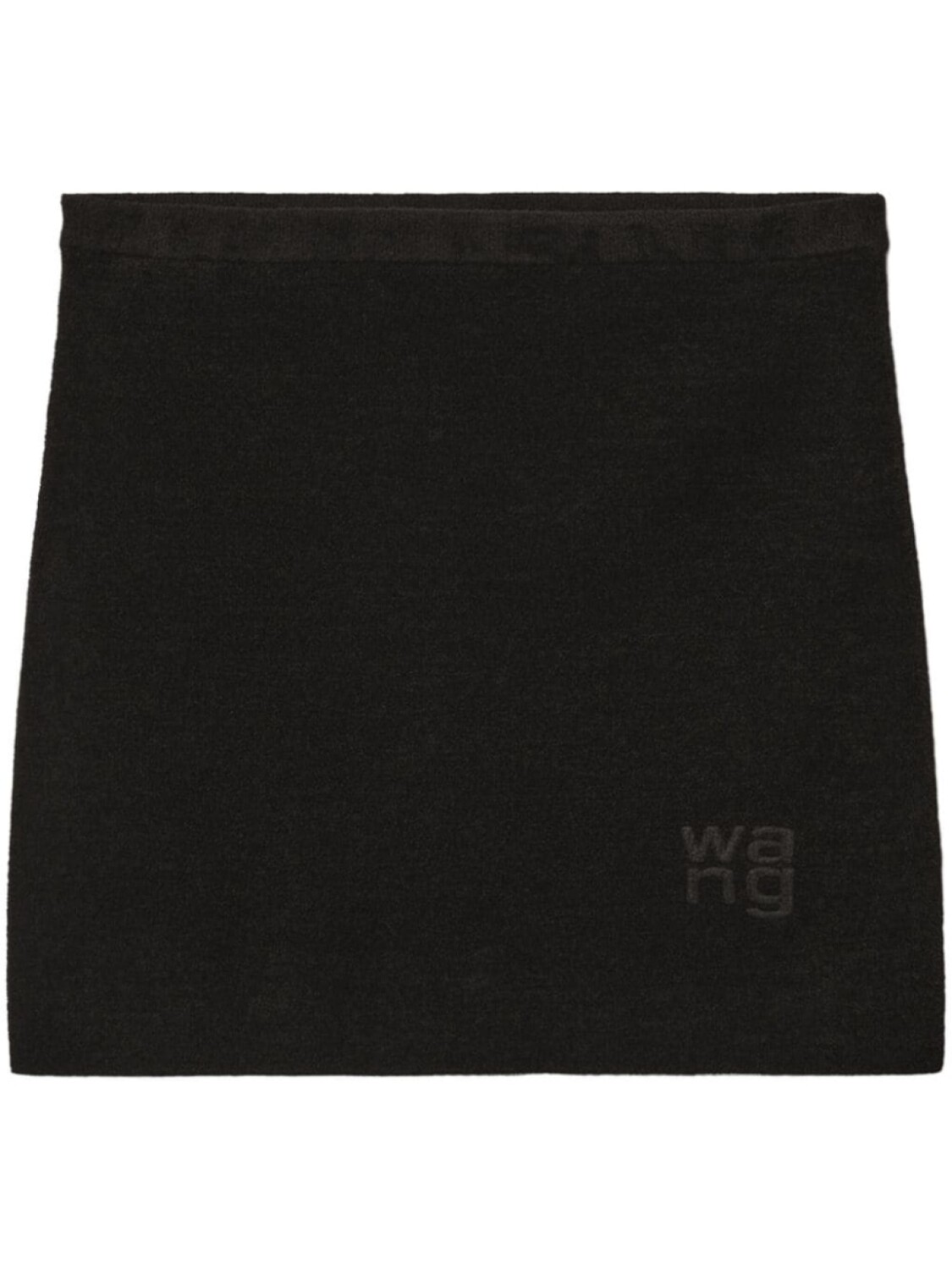 

Alexander Wang мини-юбка с тиснением логотипа, черный