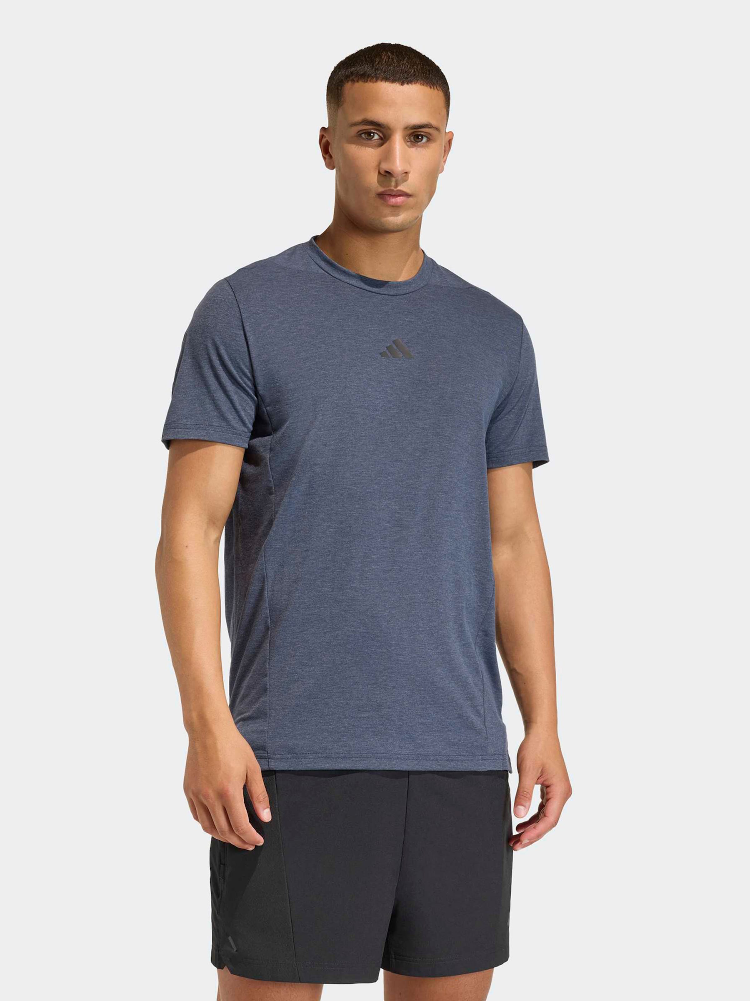 Adidas Performance Футболка для тренировок regular performance в цвете navy — фото 2