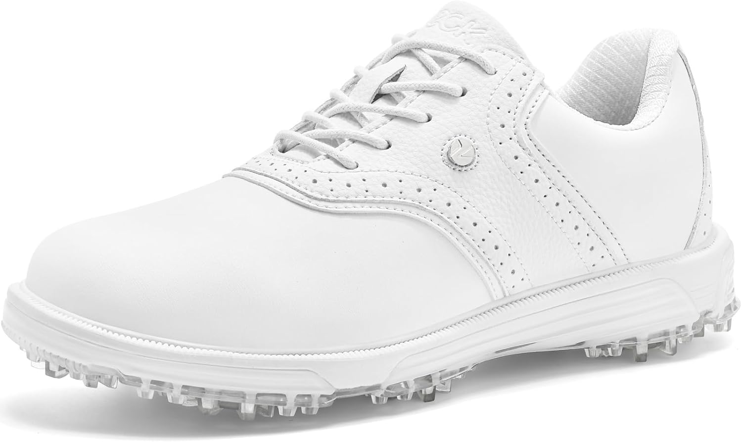 

Мужские гольф-туфли Traditions с фиксированной подошвой без гвоздей, водонепроницаемые, без шипов, размер 7.5-14 Daribom, белый