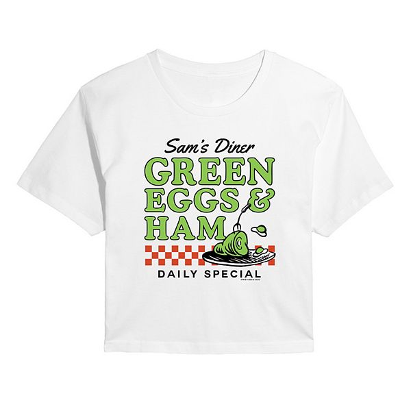 

Футболка Juniors зеленый eggs & ham Dr. Seuss