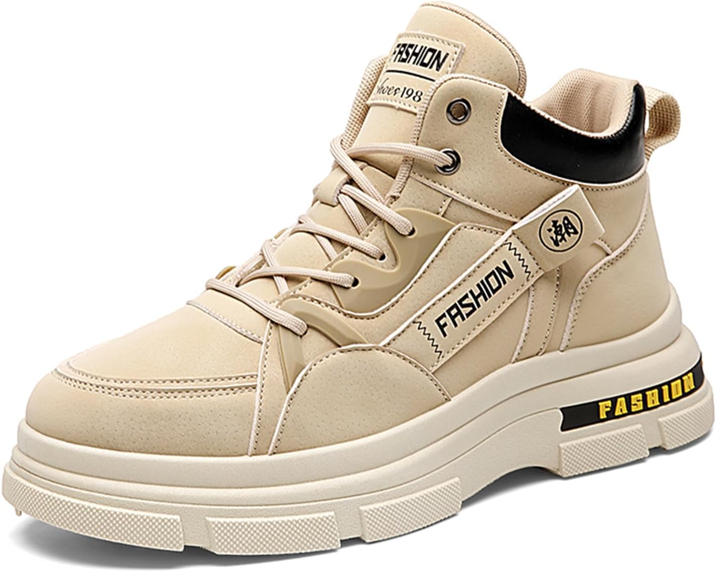 

Мужские модные кроссовки, походные ботинки, повседневные спортивные обувь, кроссовки высокие для мужчин Spwagym, хаки