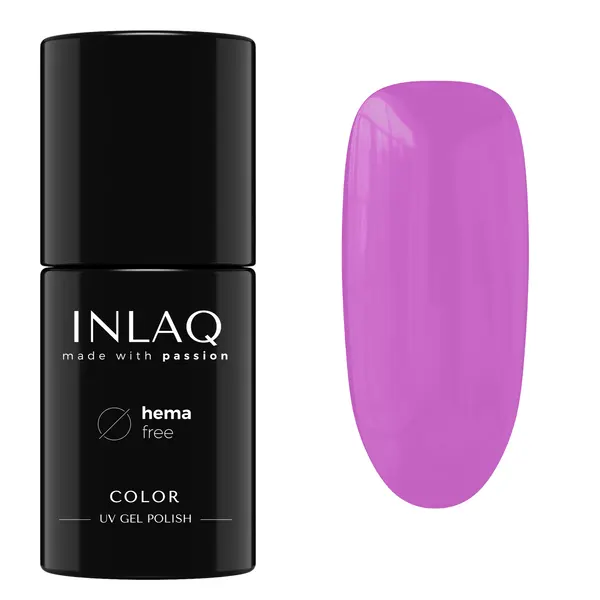 

Гибридный лак для ногтей фуксия розовая, 6 мл Inlaq Crazy rainbow, цвет fuchsia pink