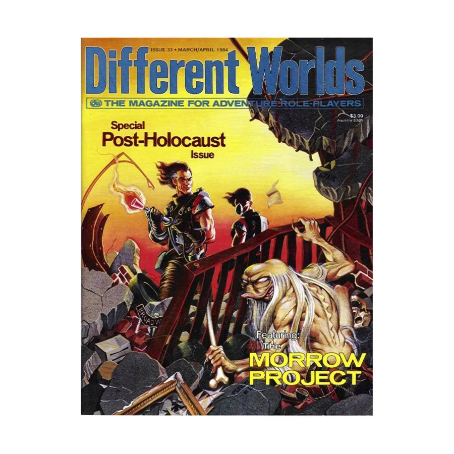 

Журнал #33 "The Morrow Project 'Operation Link-Up', From Khazan to Melnibone", Different Worlds Magazine