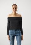 

Топ с длинными рукавами ONLLIVE LOVE OFF SHOULDER Only, черный