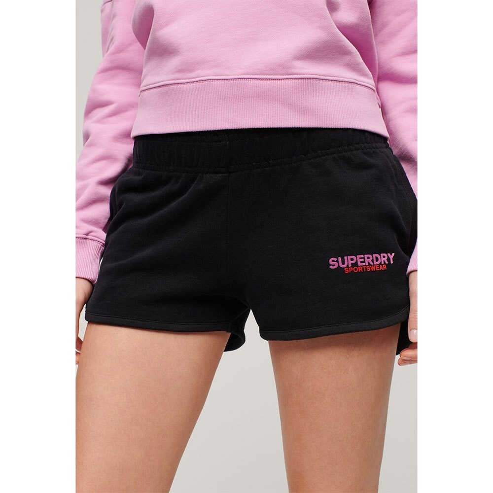 

Шорты Superdry Sportswear Logo Racer Sweat, черный