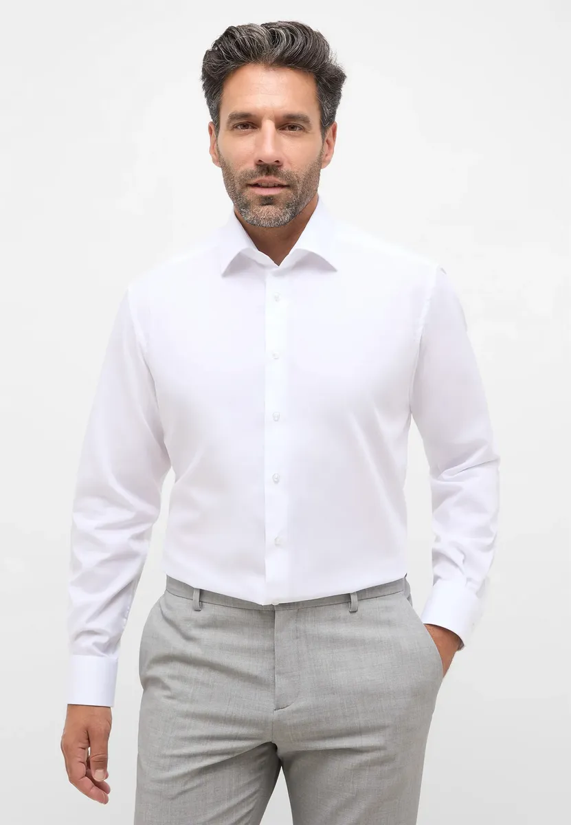 

Рубашка Eterna с длинными рукавами "COMFORT FIT", белый
