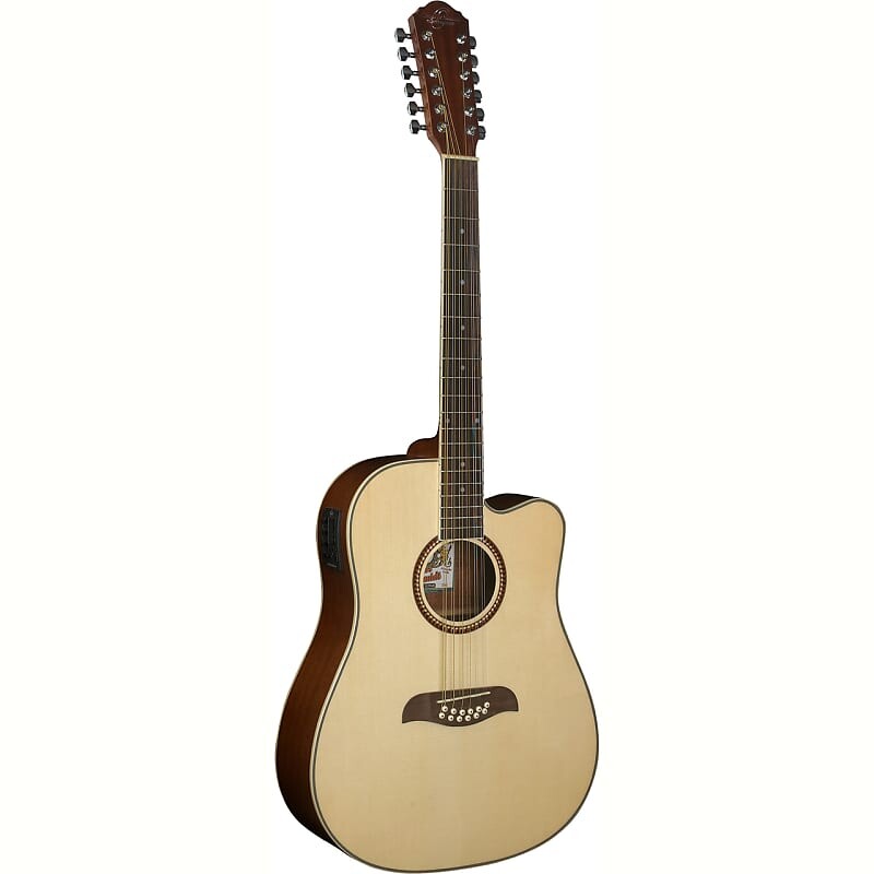 

Акустическая гитара Oscar Schmidt OD312CE 12-String Cutaway Acoustic Electric Guitar, Natural