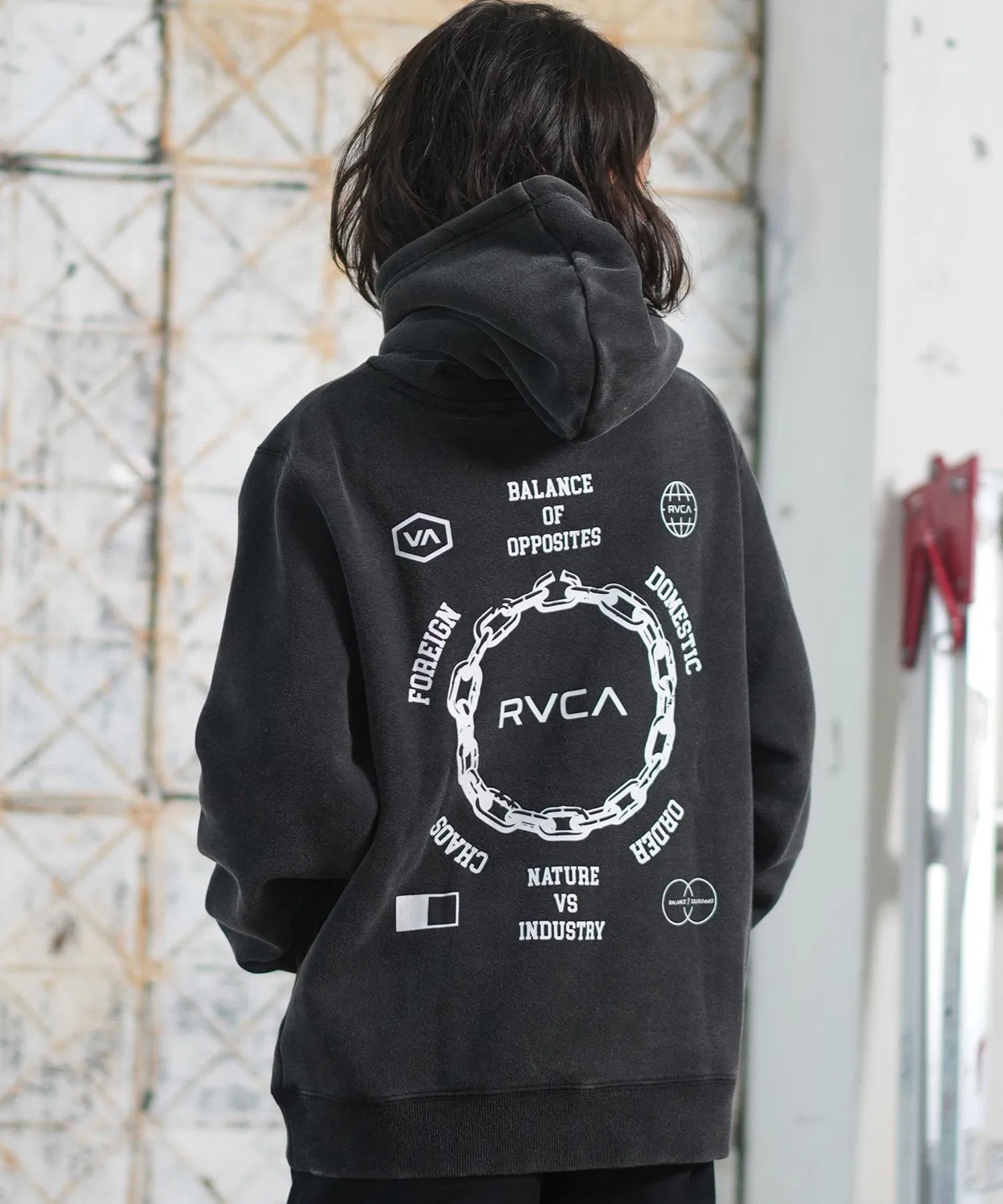 Детская толстовка RVCA METAL URGY HD BF046-007