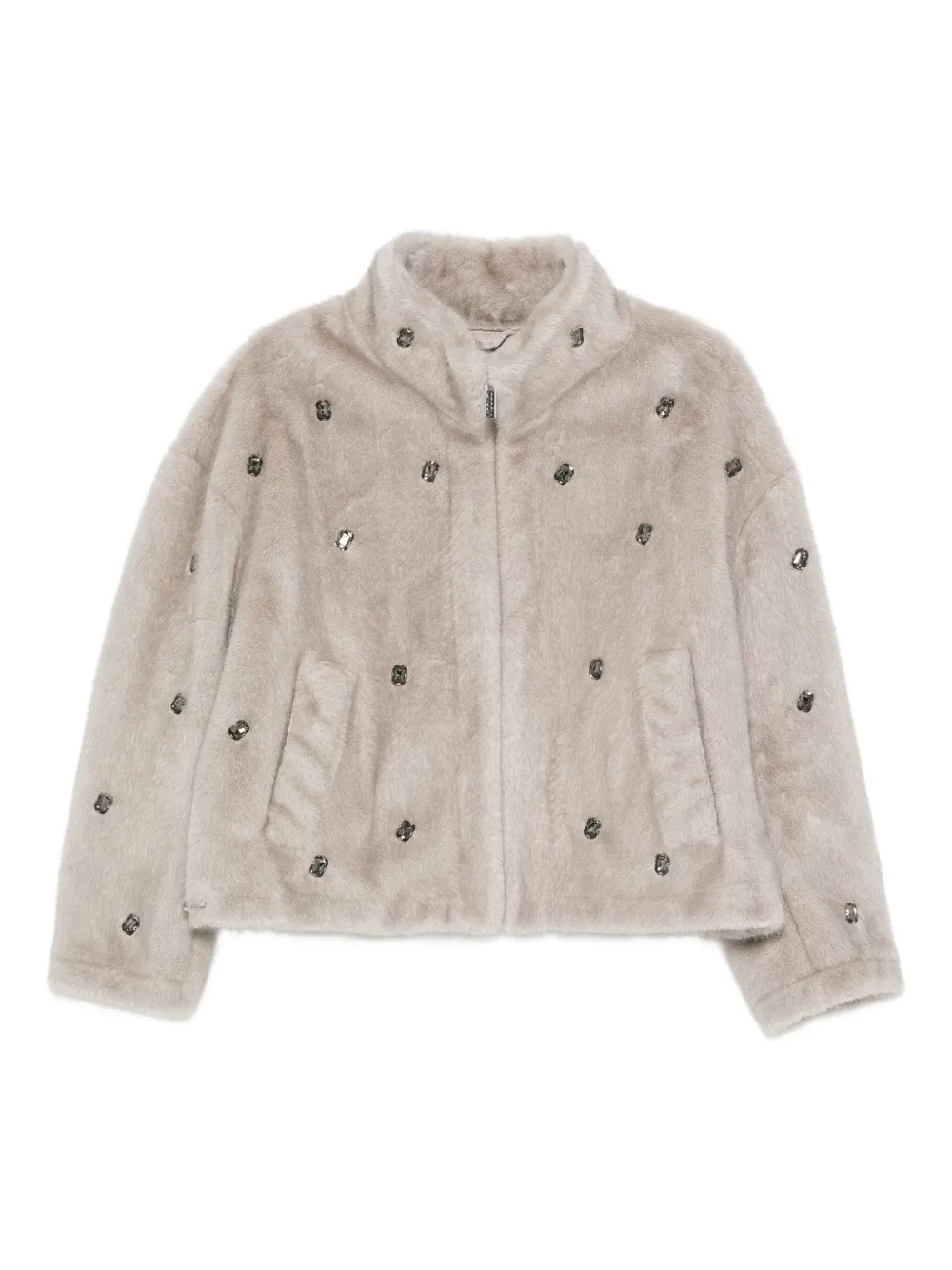 

Пальто с кристаллами Vicolo, нейтральный