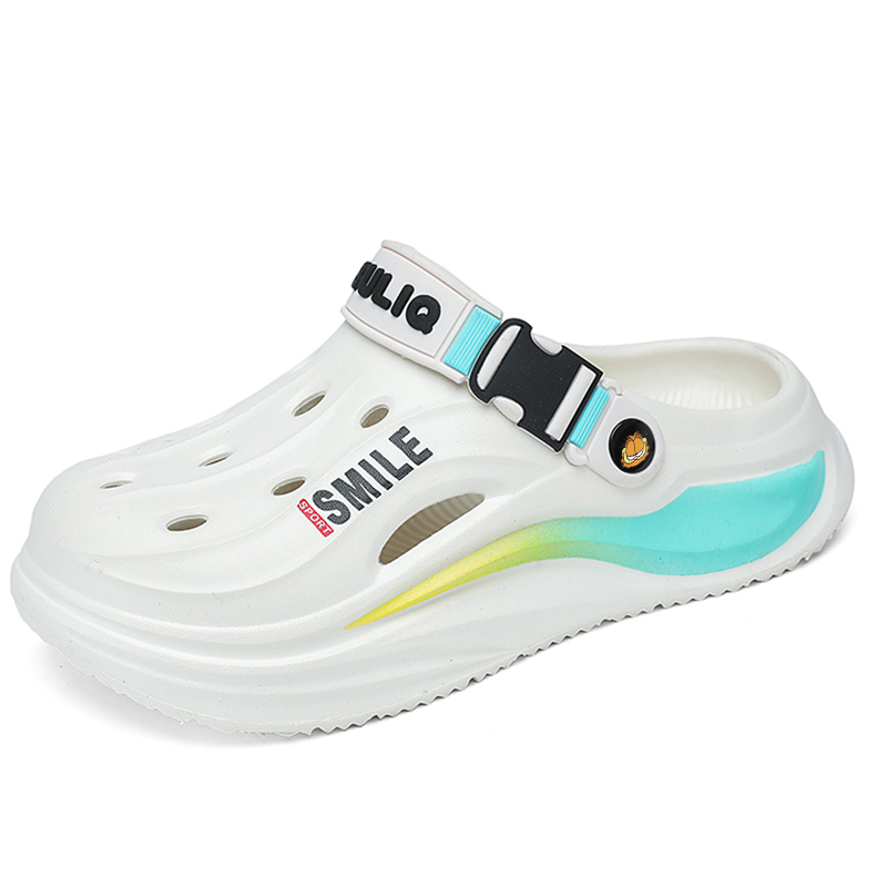 

Детские сабо Kids JIAFEIMAO, белый/зеленый