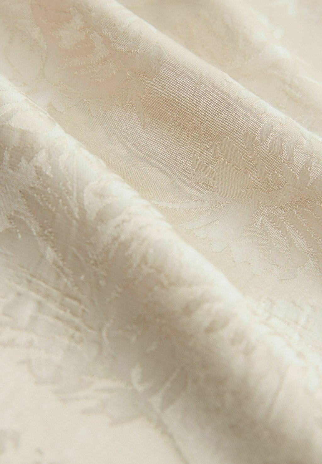Брюки REGULAR FIT-SATIN JACQUARD Next, бежевый — фото 3