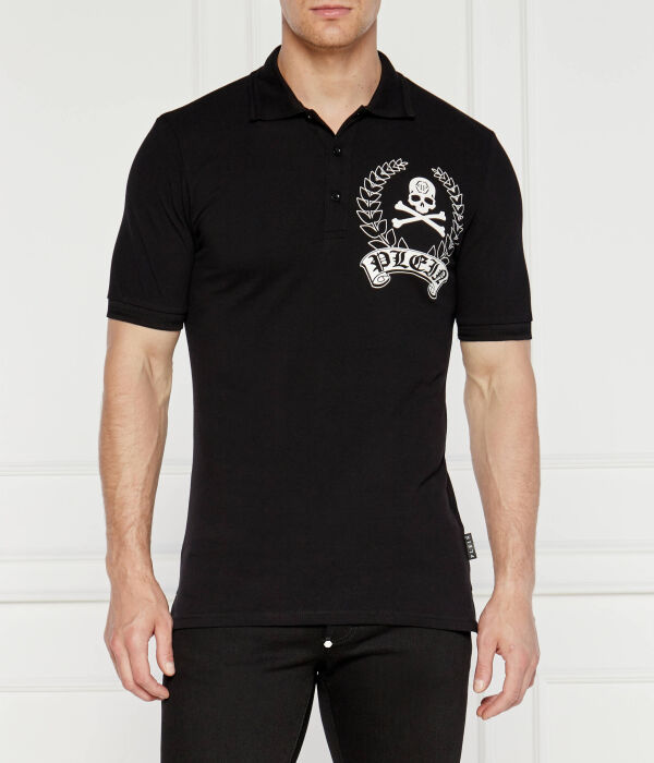 

Рубашка поло Regular fit Philipp Plein, черный