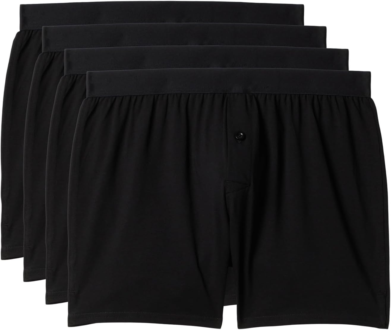 

Боксеры PACT Knit Boxer 4-Pack, черный