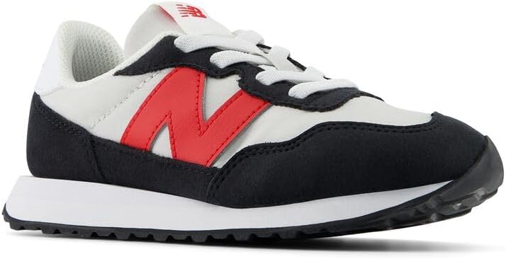 Детские кроссовки New Balance 237 V1 Bungee, красный/серый — фото 4