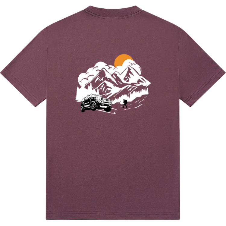 

Футболка Unisex Crew Neck Straight Fit Jeep, brick красный