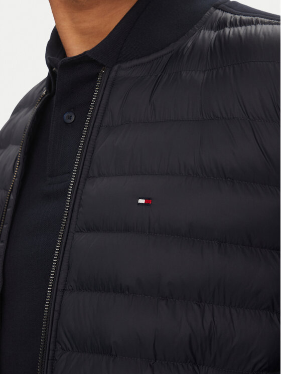 Куртка-Бомбер стандартный крой MW0MW38674 Tommy Hilfiger, синий — фото 4