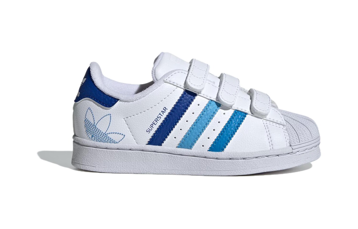 Детские кроссовки для скейтбординга adidas originals Superstar Series PS, White — фото 2