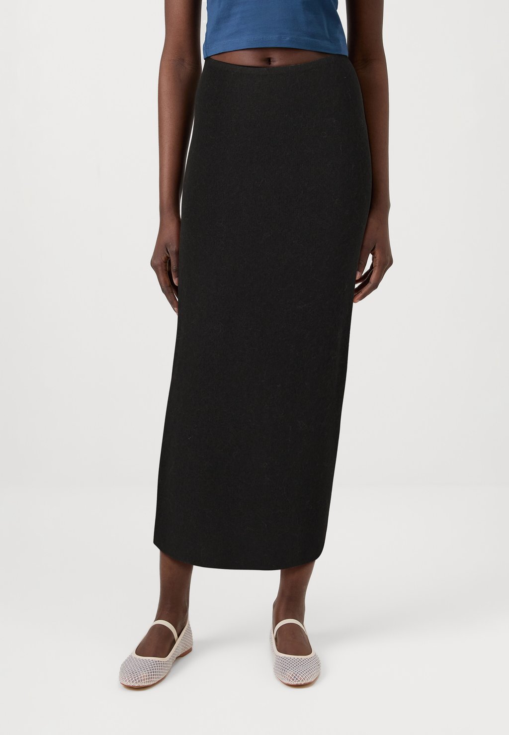 

Юбка макси MAXI SKIRT Gina Tricot, черный