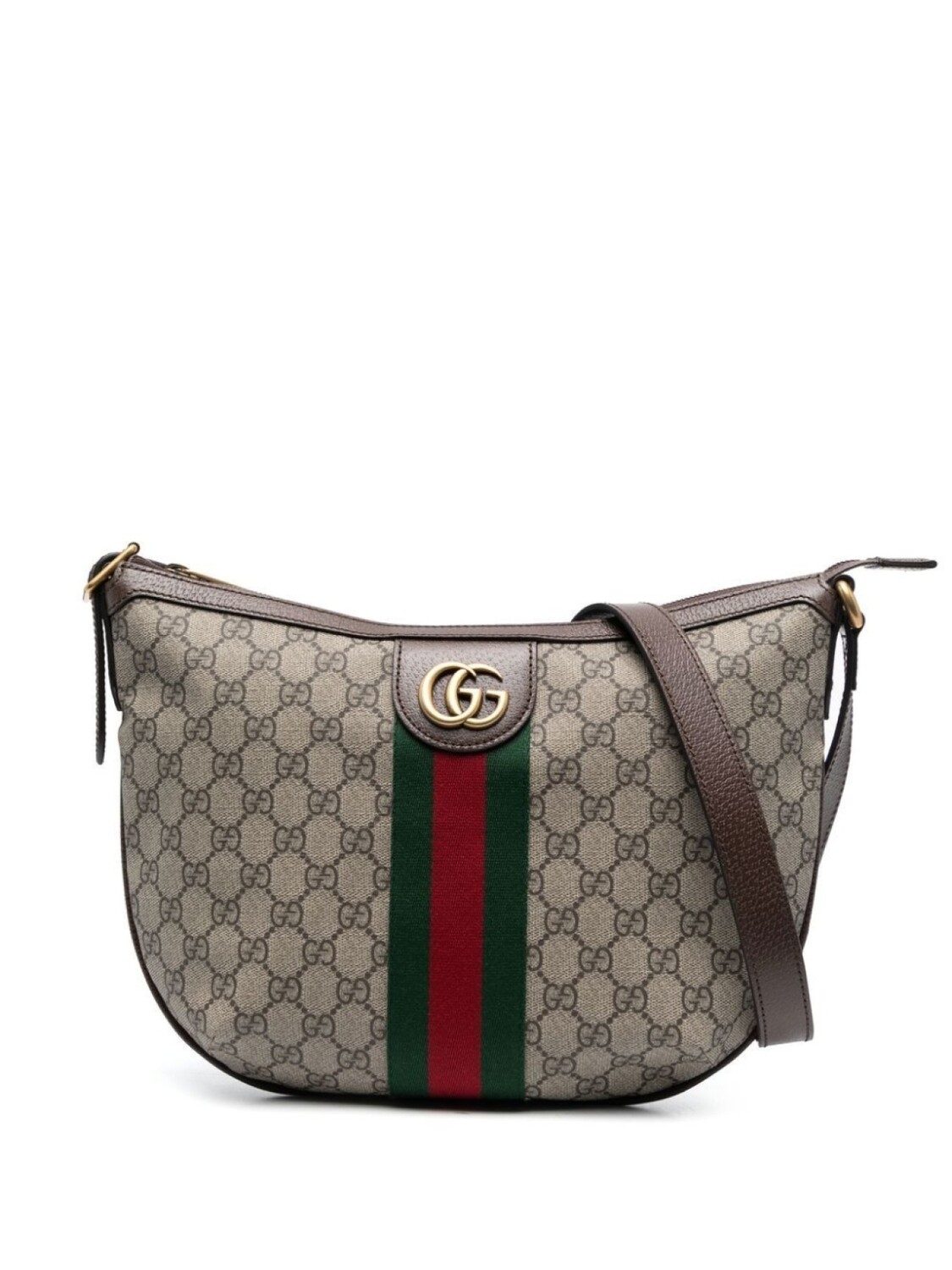 

Gucci маленькая сумка на плечо Ophidia GG, коричневый
