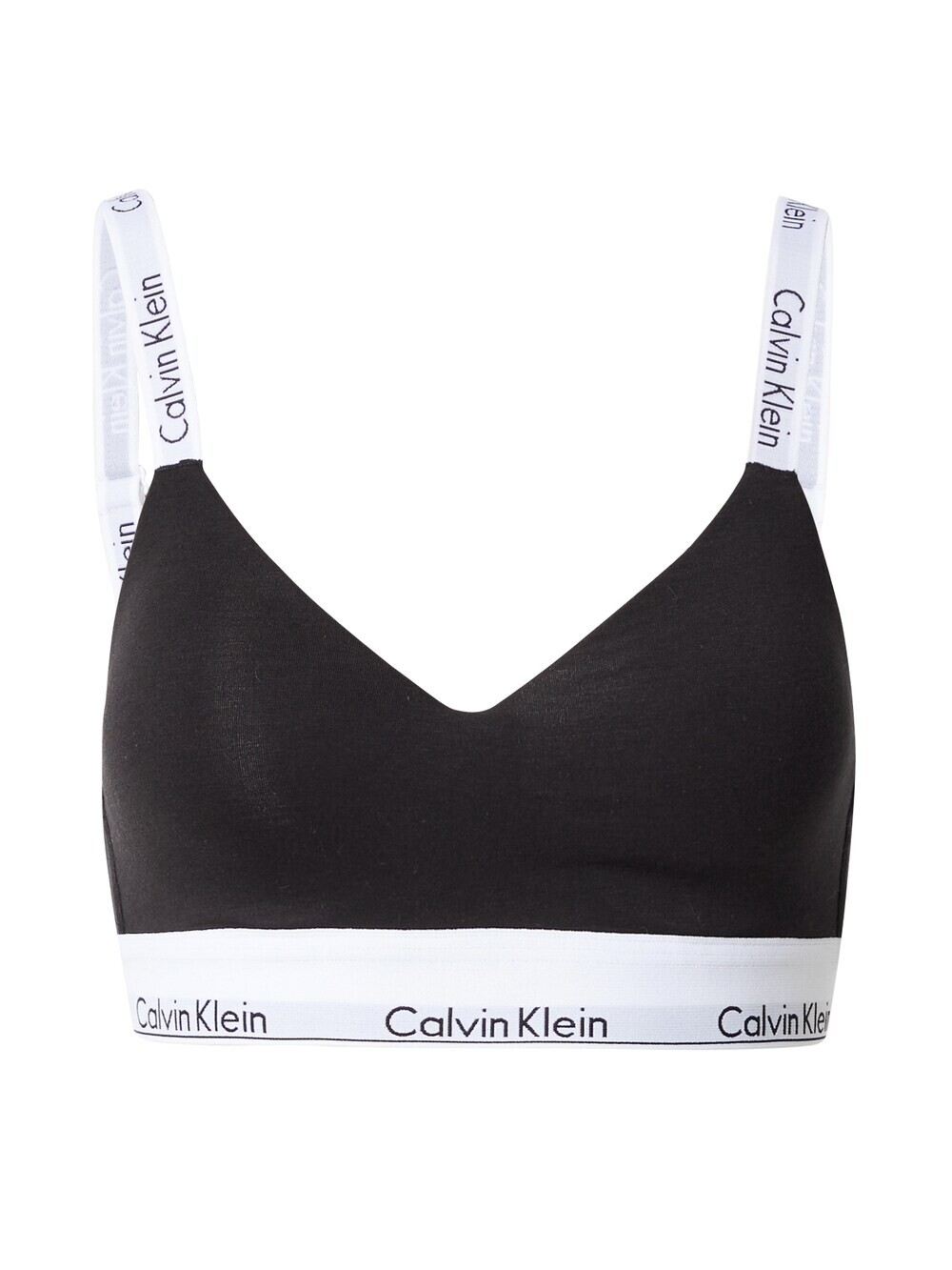 

Бюстгальтер без косточек Calvin Klein, черный