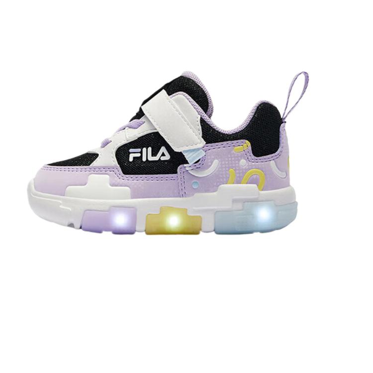 

FILA KIDS Скользоустойчивая и дышащая обувь Mid top для малышей Black Mauve для младенцев и детей ясельного возраста