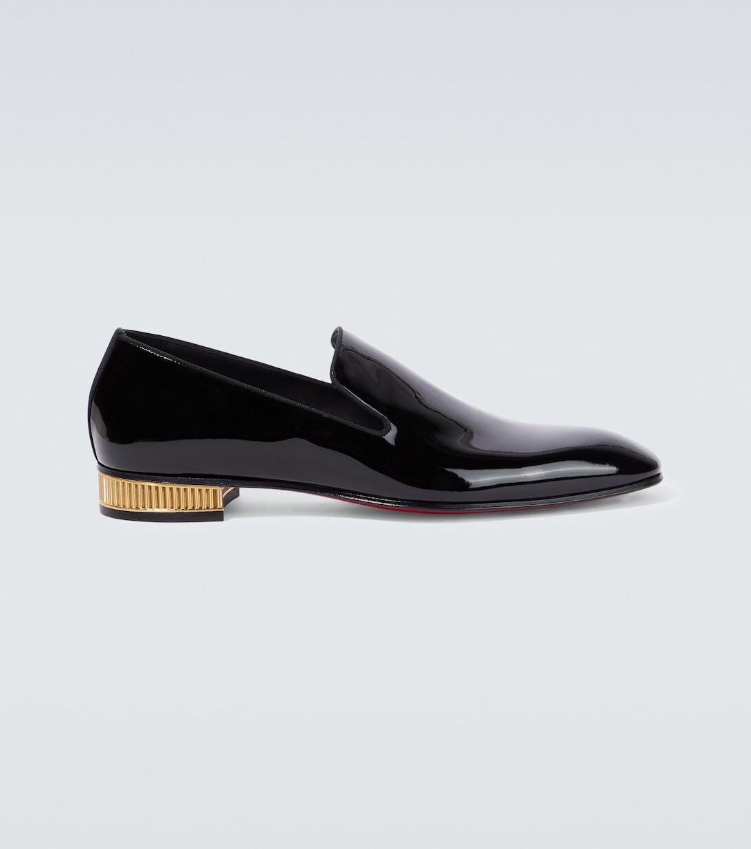 

Мокасины из лакированной кожи Christian Louboutin, черный