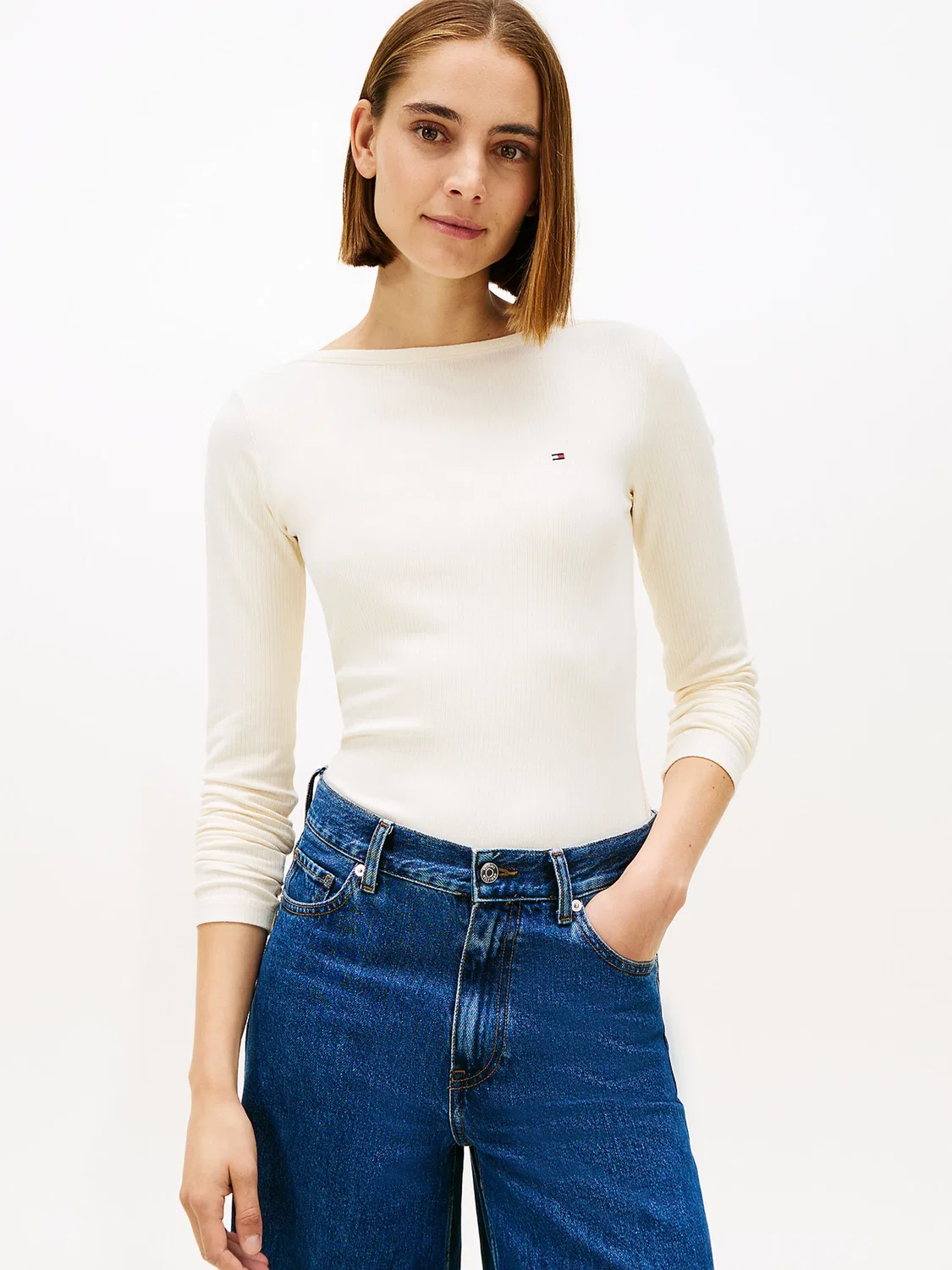 Футболка Tommy Hilfiger, Cream — фото 2