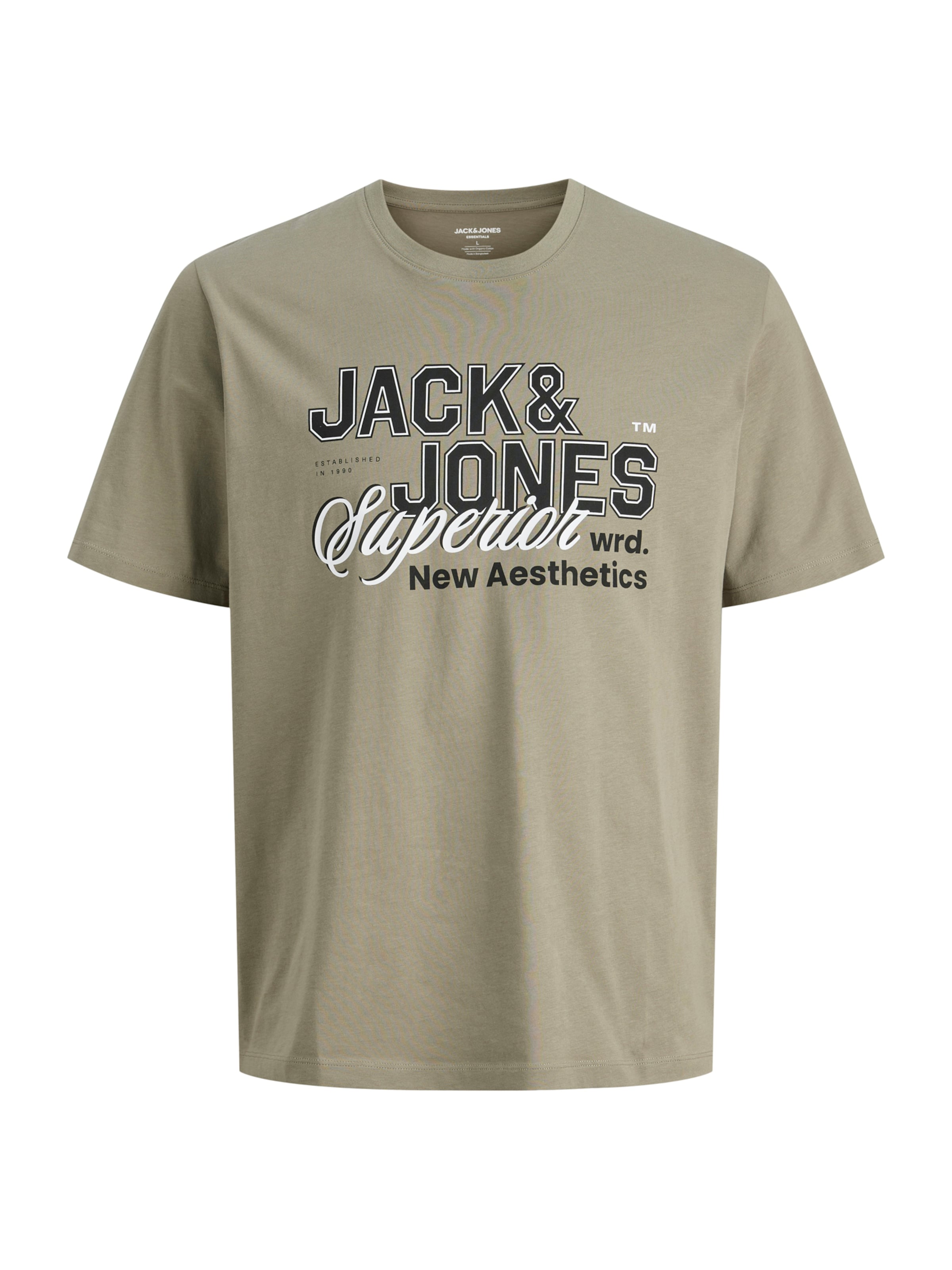 

Jack & Jones Plus Футболка в сером цвете