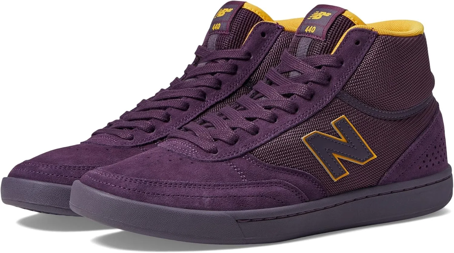 Кроссовки New Balance 440 см, желтый/фиолетовый